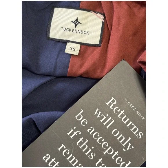 Tuckernuck D'Amore Halter Maxi Dress XS Twisted Neck Colorblock Minimal Chic - Picture 4 of 11